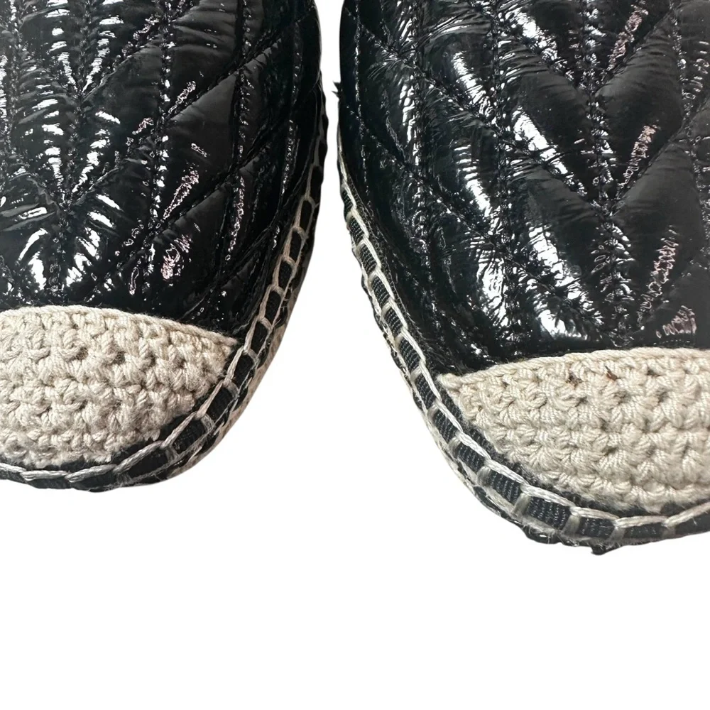 Karl Lagerfeld Paris quilted platform espadrilles Size 9.5